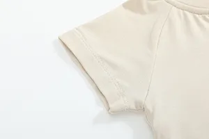 ​​Baby Bamboo Viscose Tee Romper